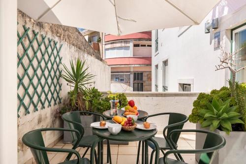 Pátio - ground floor 2 bdr apartment with AC and pateo