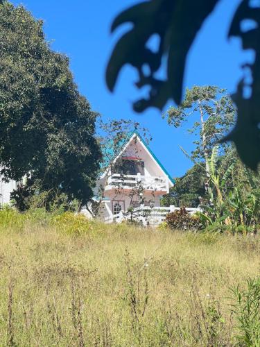 an old house in the middle of a field at Kindred Farm B&B Homestay in Galicias