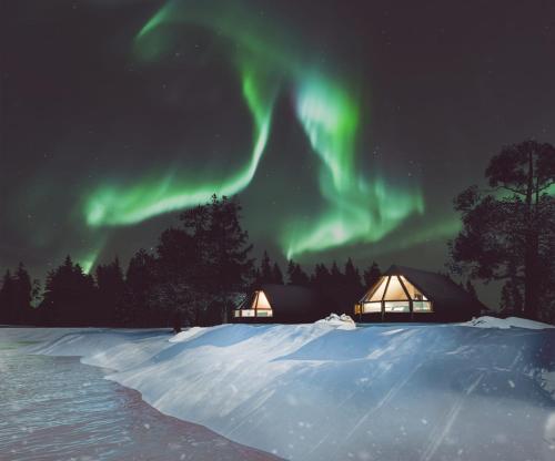 Το Wilderness Hotel Nellim & Igloos τον χειμώνα