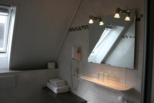 Ένα μπάνιο στο Hotel Haus Wittwer