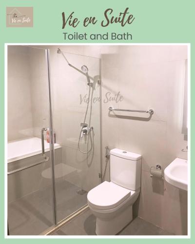 Bilik mandi di Vie en Suite