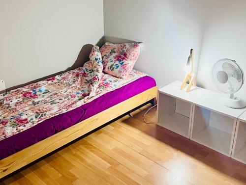Ένα ή περισσότερα κρεβάτια σε δωμάτιο στο Private Studio Apartment