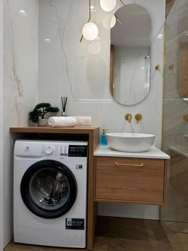 Ένα μπάνιο στο Apartamentowiec Opole 2