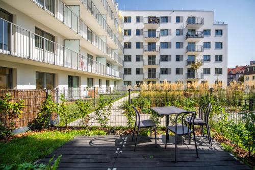 Zahrada ubytování Apartament Mikołowska z Tarasem