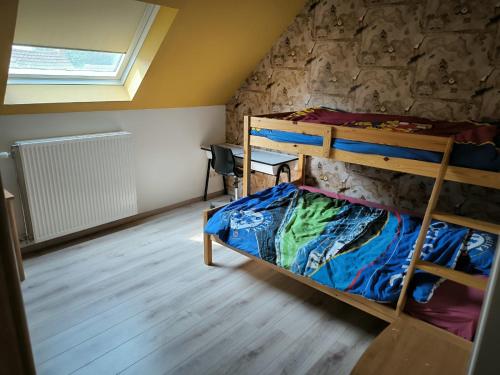 Postel nebo postele na pokoji v ubytování Vakantiewoning De Zilverberk
