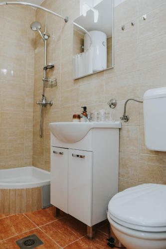 Koupelna v ubytování Studio apartman KaNa