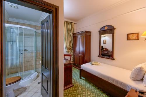 Koupelna v ubytování Hotel Classico Timisoara