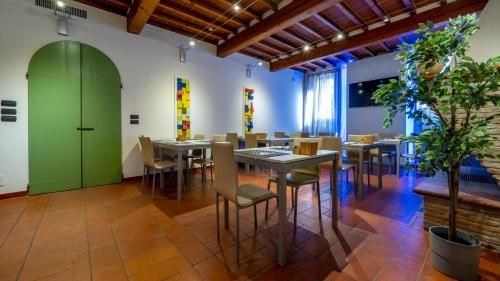 Restaurace v ubytování Albergo Ligabue