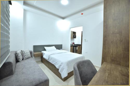 Postel nebo postele na pokoji v ubytování رمّ للأجنحة Rum Royal Suites