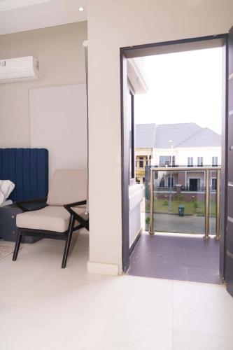 Balkón nebo terasa v ubytování RadStock Croft Apartments