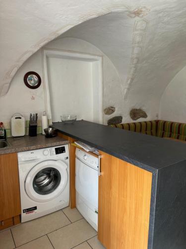Kuchyň nebo kuchyňský kout v ubytování Apartment Theresa, Rauris