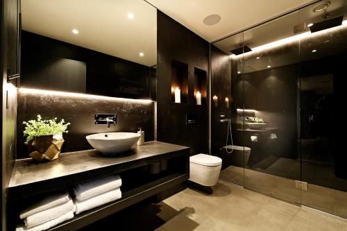 Ένα μπάνιο στο Saga Apartments Oslo