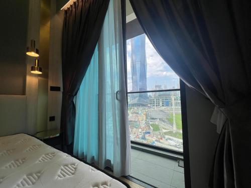 Cama o camas de una habitación en Merdeka Tower 118 Opus KL