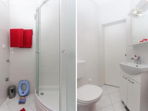 Apartments Pojko - Standard One-Bedroom Apartment with Terrace Red