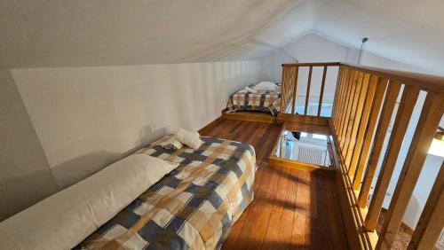 a bedroom with a bed in a room at Complejo turistico el Merendero in Finisterre