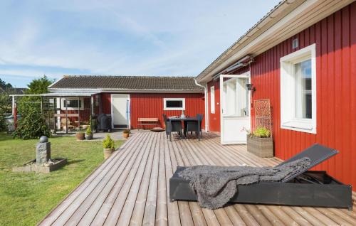 Das Gebäude in dem sich das Ferienhaus befindet
