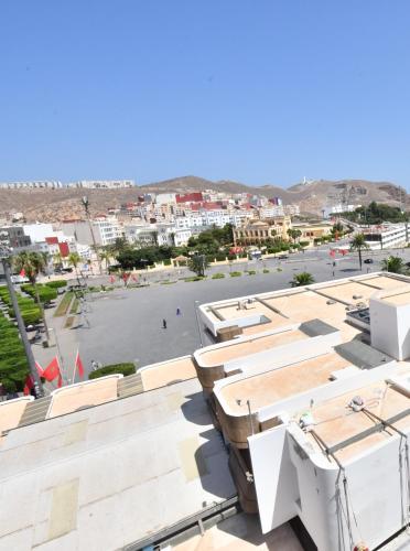 a view of a city from the roof of a building at Appartement Dalisa in Al Hoceïma
