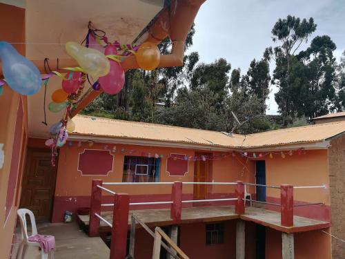 Μπαλκόνι ή βεράντα στο Kactus Lodge - Amantani