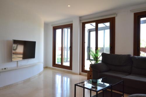 Μια τηλεόραση ή/και κέντρο ψυχαγωγίας στο Penthouse City Center - Jerez