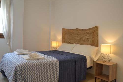 Ένα ή περισσότερα κρεβάτια σε δωμάτιο στο Penthouse City Center - Jerez