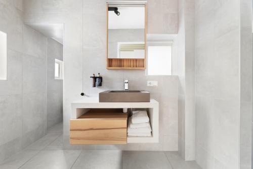Kuchyň nebo kuchyňský kout v ubytování Appartement Langeviele 71