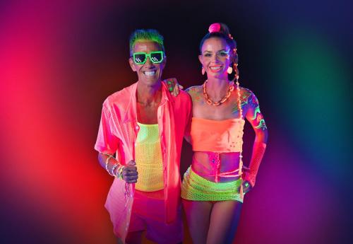 a man and a woman posing for a picture at The Eden by Desire Riviera Maya All Inclusive - Couples Only in Puerto Morelos