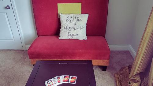 Ruang duduk di Spacious Wilmington Retreat