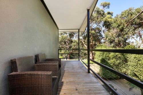 Balkón nebo terasa v ubytování Elk Estate Luxury Holiday Home