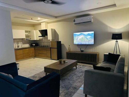 Dapur atau dapur kecil di The Executive 1BHK Luxury Apt Self Check-in