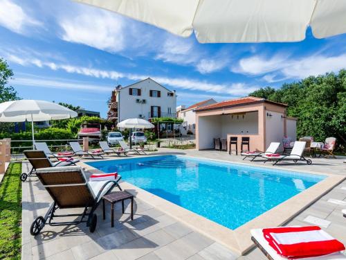 Apartments Mali Paradiso - One Bedroom Apartment with Terrace and Pool View A3