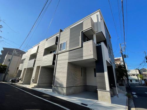a building on the side of a street at Starry Ocean in Tokyo
