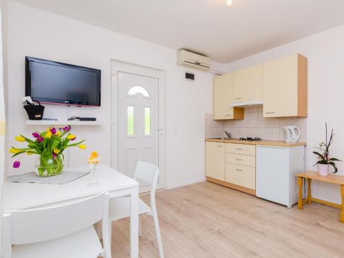 Color Apartments - One Bedroom Apartment with Terrace and Partial Sea View Blue