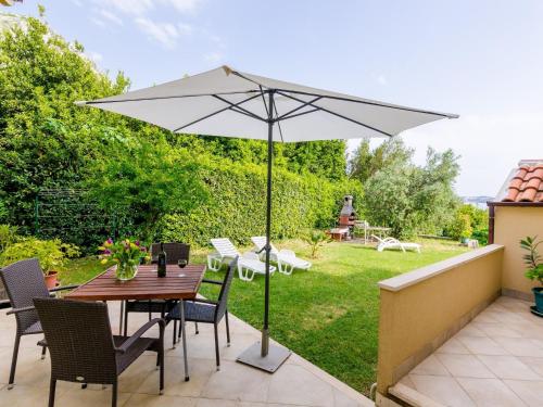 Color Apartments - One Bedroom Apartment with Terrace and Partial Sea View Blue