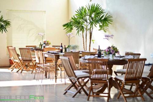 Χώρος καθιστικού στο Hotel dos Bretões