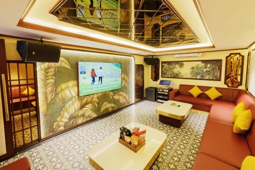 TV a/nebo společenská místnost v ubytování Sunny Beach Resort & Spa Mui Ne