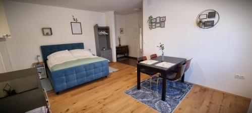Postel nebo postele na pokoji v ubytování Apartments in Graz