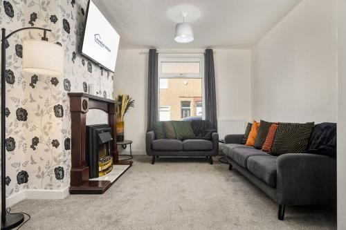 Istumisnurk majutusasutuses Stylish Home, Sleeps 6, Free Parking, Smart TV, Free Wi-Fi, Perfect For Groups