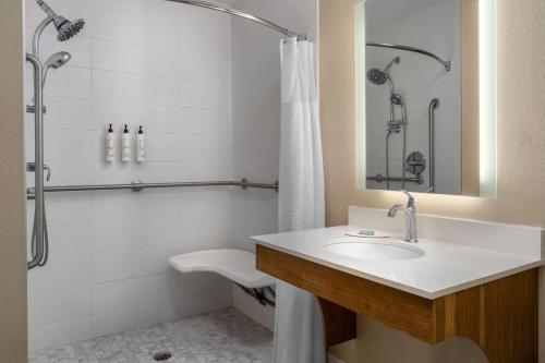 Ένα μπάνιο στο SpringHill Suites Sarasota Bradenton