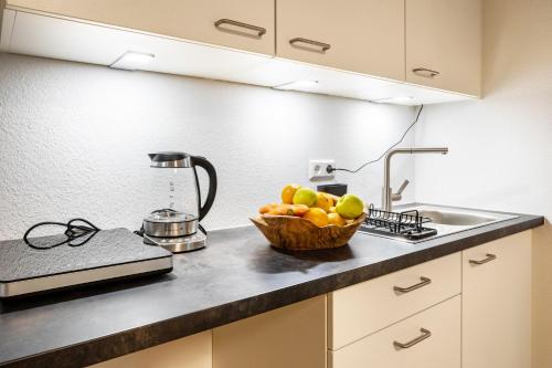 Kuchyň nebo kuchyňský kout v ubytování Mcello Apartments