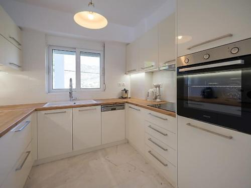 Dapur atau dapur kecil di Casa en Atenas