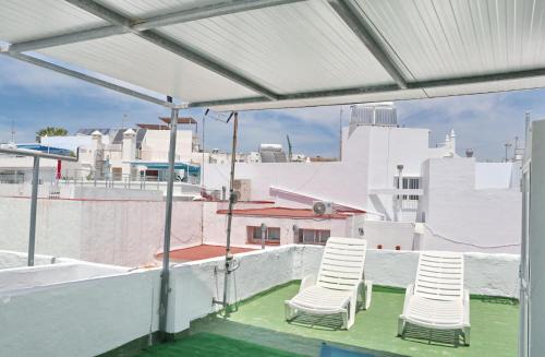 Balkón nebo terasa v ubytování Habitación Velarde