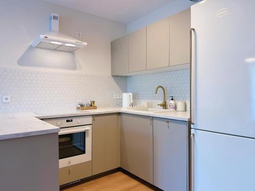 Η κουζίνα ή μικρή κουζίνα στο Wieli Apartment