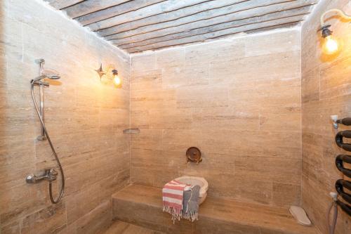 Koupelna v ubytování terracota hotel