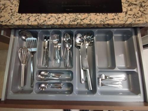 Kuchyň nebo kuchyňský kout v ubytování Casa planta baja en Gador