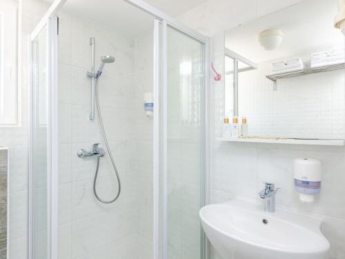ห้องน้ำของ Apartments Villa Lukas - ''No 2'' Studio Apartment with Balcony and Sea View