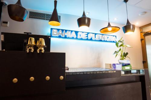a restaurant with a sign that reads baraja de tacos at Hotel Boutique Bahía de Plentzia in Plentzia