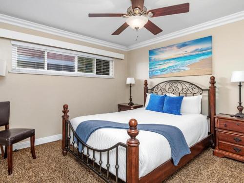 Ένα ή περισσότερα κρεβάτια σε δωμάτιο στο Beachtown Bella 2 bed Ocean View
