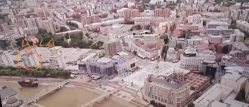 Nespecifikovaný výhled na destinaci Skopje nebo výhled na město při pohledu z apartmánu