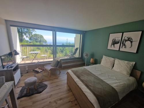 Studio au-dessus des nuages - Parking privé