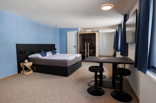 Ένα ή περισσότερα κρεβάτια σε δωμάτιο στο Innside Apartments